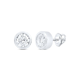 14K White Gold Diamond Stud Earrings Gift Edition - Splendid Jewellery