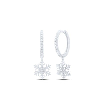 Load image into Gallery viewer, 10K White Gold Diamond Earrings 3/8 Cttw with Elegant Styling - Splendid Jewellery
