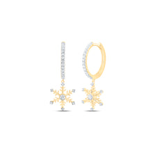 Load image into Gallery viewer, 10K Yellow Gold Elegant Earrings with Diamond Gift Edition - Splendid Jewellery