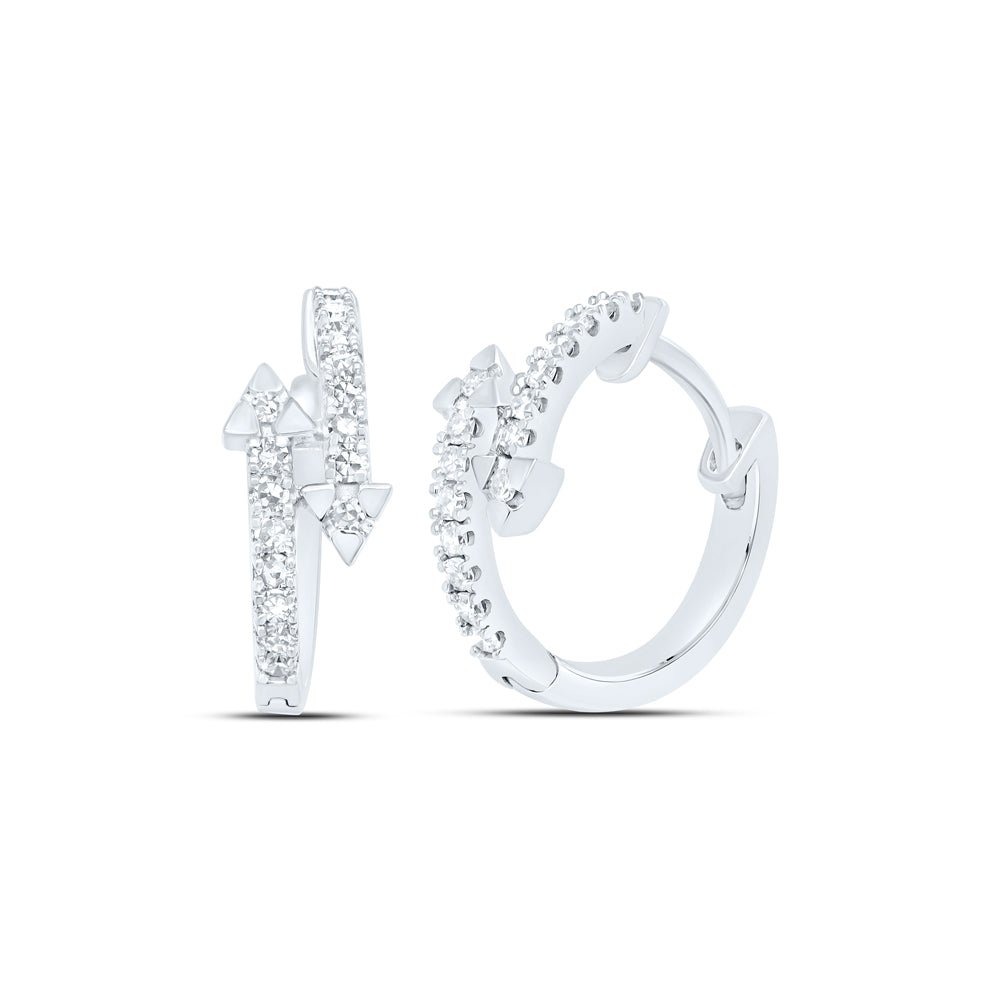 Diamond Hoop Earrings with Natural Sparkle with Elegant Styling - Splendid Jewellery