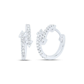 Diamond Hoop Earrings with Natural Sparkle with Elegant Styling - Splendid Jewellery