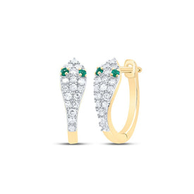 Emerald Fine Jewellery Hoop Earrings - Splendid Jewellery