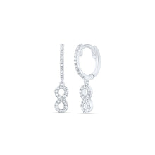 Load image into Gallery viewer, 10K White Gold Gift - Ready Diamond Earrings with Fine Detail - Splendid Jewellery
