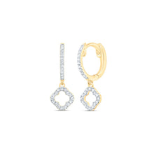 Load image into Gallery viewer, 10K Yellow Gold Diamond Earrings 1/6 Cttw with Elegant Styling - Splendid Jewellery