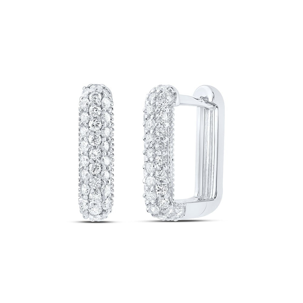 Diamond Hoop Earrings 5/8 Cttw Gift Edition - Splendid Jewellery
