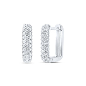 Diamond Hoop Earrings 5/8 Cttw Gift Edition - Splendid Jewellery