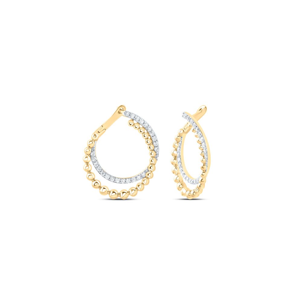 Diamond Fine Jewellery Hoop Earrings with Natural Sparkle - Splendid Jewellery