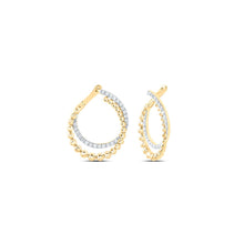 Load image into Gallery viewer, Diamond Fine Jewellery Hoop Earrings with Natural Sparkle - Splendid Jewellery
