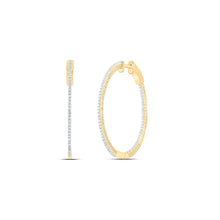 Load image into Gallery viewer, 14K Yellow Gold Gift - Ready Diamond Earrings for Everyday Wear - Splendid Jewellery