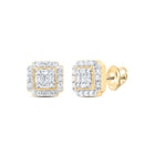 10K Yellow Gold Baguette Diamond Earrings Gift Edition - Splendid Jewellery