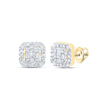 Load image into Gallery viewer, 10K Yellow Gold Luxury Diamond Earrings with Natural Sparkle - Splendid Jewellery