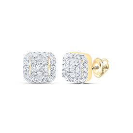 10K Yellow Gold Luxury Diamond Earrings with Natural Sparkle - Splendid Jewellery