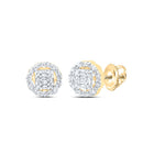 Diamond Earrings in 10K Yellow Gold - Splendid Jewellery