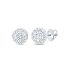 Baguette Diamond Earrings 1/8 Cttw - Splendid Jewellery