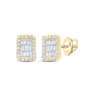 10K Yellow Gold Gift - Ready Emerald Earrings - Splendid Jewellery