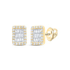 10K Yellow Gold Gift - Ready Emerald Earrings - Splendid Jewellery