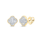 10K Yellow Gold Baguette Diamond Earrings Gift Edition - Splendid Jewellery