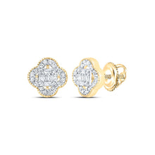 Load image into Gallery viewer, 10K Yellow Gold Luxury Diamond Earrings with Elegant Styling - Splendid Jewellery