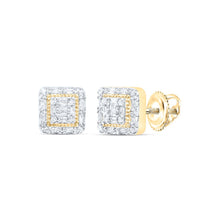 Load image into Gallery viewer, 10K Yellow Gold Diamond Earrings 1/6 Cttw with Fine Detail - Splendid Jewellery