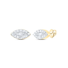 Load image into Gallery viewer, 10K Yellow Gold Modern Diamond Earrings with Elegant Styling - Splendid Jewellery