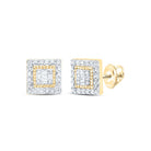Baguette Diamond Earrings in 10K Yellow Gold Gift Edition - Splendid Jewellery
