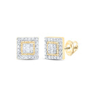 Baguette Diamond Earrings in 10K Yellow Gold Gift Edition - Splendid Jewellery