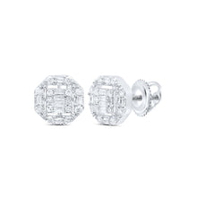 Load image into Gallery viewer, Baguette Diamond Earrings 1/5 Cttw - Splendid Jewellery
