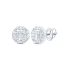 Baguette Diamond Earrings 1/5 Cttw - Splendid Jewellery