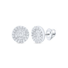Load image into Gallery viewer, 10K White Gold Diamond Earrings 1/3 Cttw - Splendid Jewellery