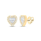 Diamond Earrings in 10K Yellow Gold with Natural Sparkle - Splendid Jewellery