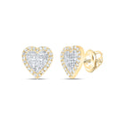 10K Yellow Gold Diamond Earrings 1/2 Cttw Gift Edition - Splendid Jewellery