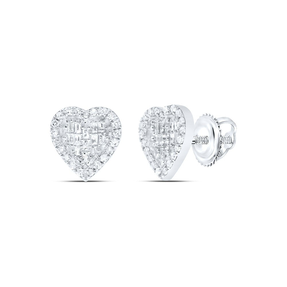 Baguette Diamond Earrings 1/2 Cttw - Splendid Jewellery