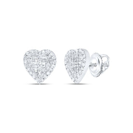 Baguette Diamond Earrings 1/2 Cttw - Splendid Jewellery