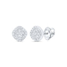 10K White Gold Luxury Diamond Earrings Gift Edition - Splendid Jewellery