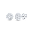 10K White Gold Luxury Diamond Earrings Gift Edition - Splendid Jewellery