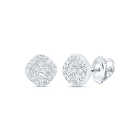 10K White Gold Luxury Diamond Earrings Gift Edition - Splendid Jewellery