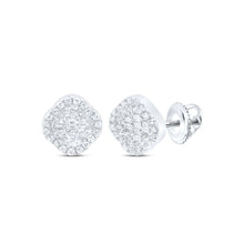 Load image into Gallery viewer, 10K White Gold Baguette Diamond Earrings Gift Edition - Splendid Jewellery