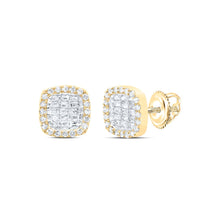 Load image into Gallery viewer, 10K Yellow Gold Diamond Earrings 1/2 Cttw - Splendid Jewellery