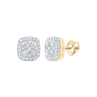 Diamond Stud Earrings with Natural Sparkle with Fine Detail - Splendid Jewellery
