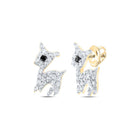 10K Yellow Gold Luxury Diamond Earrings for Everyday Wear - Splendid Jewellery