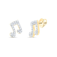 Load image into Gallery viewer, 10K Yellow Gold Luxury Diamond Earrings for Everyday Wear - Splendid Jewellery