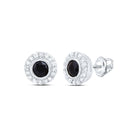 10K White Gold Diamond Earrings - Splendid Jewellery