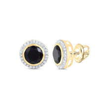 Load image into Gallery viewer, 10K Yellow Gold Luxury Diamond Earrings - Splendid Jewellery
