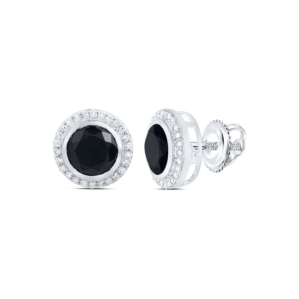 10K White Gold Elegant Earrings with Diamond Gift Edition - Splendid Jewellery