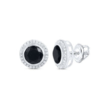 Load image into Gallery viewer, 10K White Gold Elegant Earrings with Diamond Gift Edition - Splendid Jewellery