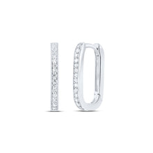 Load image into Gallery viewer, Diamond Fine Jewellery Hoop Earrings with Fine Detail - Splendid Jewellery