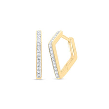 Load image into Gallery viewer, Diamond Fine Jewellery Hoop Earrings with Natural Sparkle - Splendid Jewellery