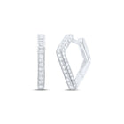 Diamond Hoop Earrings 1/3 Cttw Gift Edition - Splendid Jewellery