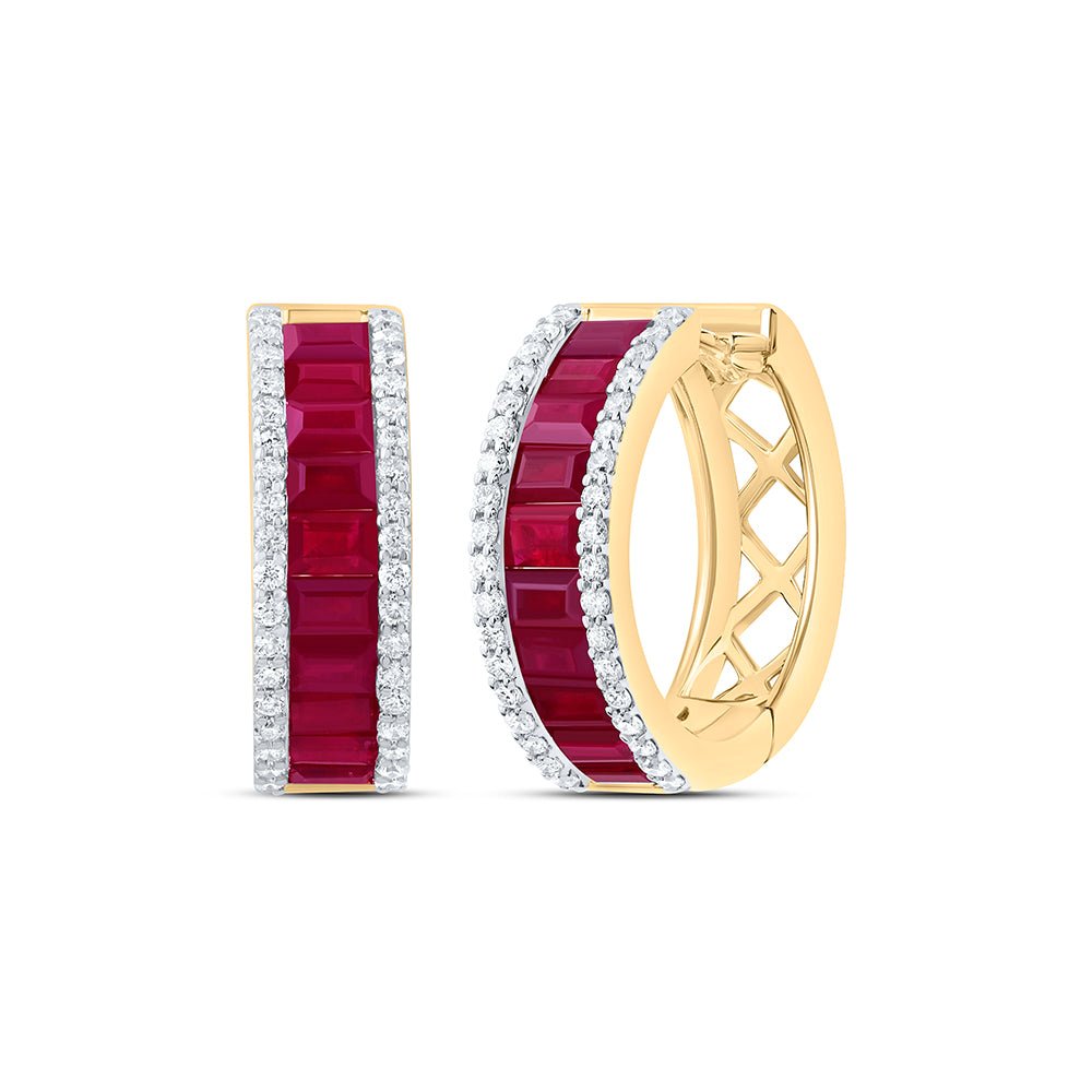 Ruby Fine Jewellery Hoop Earrings Gift Edition - Splendid Jewellery