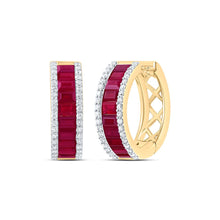 Load image into Gallery viewer, Ruby Fine Jewellery Hoop Earrings Gift Edition - Splendid Jewellery